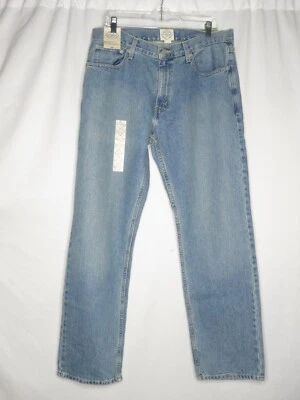 NWT ST. JOHN'S BAY RELAXED FIT SLIGHTLY WIDER LEG JEANS SZ 34 X 32 #Z643 - Image 1 of 2