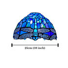 Tiffany style 10/16 inch Shade only Multicolor Handcrafted Art Stained Glass