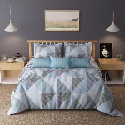 Bed Sheets 210 TC Luxury Ultra Soft Microfiber Bed Sheet With 2 Pillow Case Set - Image 1 of 3