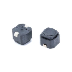 10Pcs Silent Micro Switch Tact Switch Key Switch Samll Black Size 6mmx6mmx5mm - Afbeelding 1 van 3