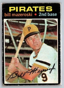 1971 Topps #110 Bill Mazeroski - Picture 1 of 2
