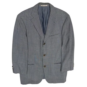 Hugo Boss Loro Piana Blazer Zelander Wool Textured Mars Houndstooth 40R - Picture 1 of 12