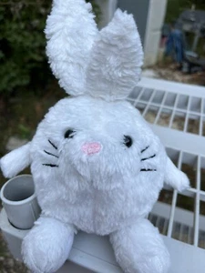 Peluche coniglio bianco Dandee peluche rotondo piccolo - Foto 1 di 5