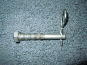 SWAGMAN REPLACEMENT HITCH BOLT PIN-1/2 THREAD, PIN-2" RECEIVER - Picture 1 of 2
