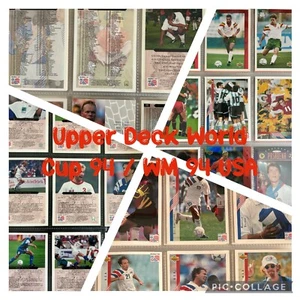 Upper Deck World Cup 94 / WM 94 USA - Version Englisch/Deutsch - Karte aussuchen - Bild 1 von 333