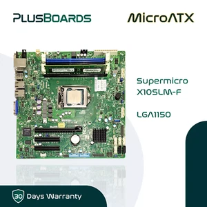 Placa madre Supermicro X10SLM-F LGA 1150 FreeNas UnRaid mATX con CPU de prueba y RAM - Imagen 1 de 5