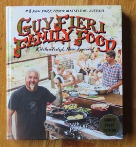 Chef GUY FIERI signed FAMILY FOOD Kitchen Tested, Home Approved 2016 Book COA - Picture 1 of 2