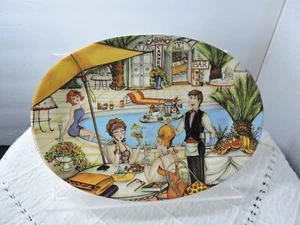 Casino Cannes made in Italy set of 4 dessert plates unique design - Picture 1 of 3