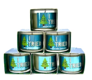 NEW 6 BATH & BODY WORKS TWISTED PEPPERMINT SCENTED CANDLES 1.3 OZ 36 G - Picture 1 of 5