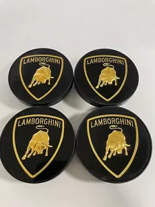 Lamborghini Caps Huracan Gallardo Aventador Urus Wheel Center Hub Caps - Picture 1 of 2