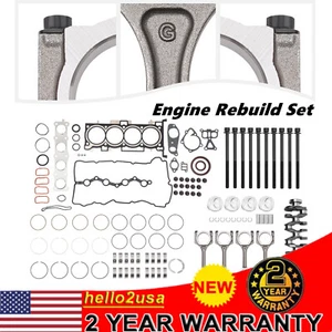 G4KJ 2.4L Engine Rebuild Repair Kit w/ Crankshaft Rods Piston For HYUNDAI KIA - Picture 1 of 21