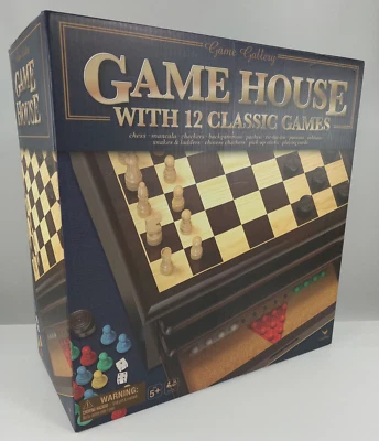 Cardinal Game Gallery Game House With 12 Classic Games - COMPLETE - Image 1 of 4