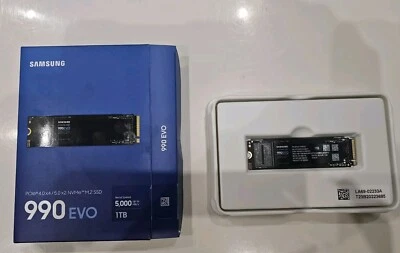 Samsung SSD Interne 990 EVO NVMe M.2 PCIe4.0 1To  Internal Solid State Drive  - Photo 1/2