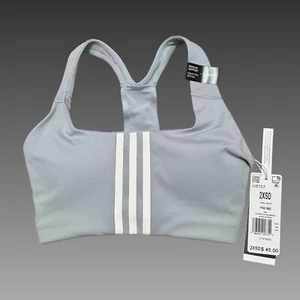 Adidas Aeroready Mesh Cross-Back Athletic Women's Sports Bra NWT XXS - Picture 1 of 4