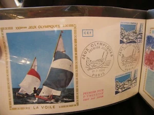 " Sobre 1er Día Juegos Olímpicos La Voile 1976 +1 Sello No Matasellado" - Imagen 1 de 1