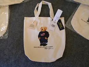 Ralph Lauren Tasche Bear Canvas 100% Bio Baumwolle - Bild 1 von 11