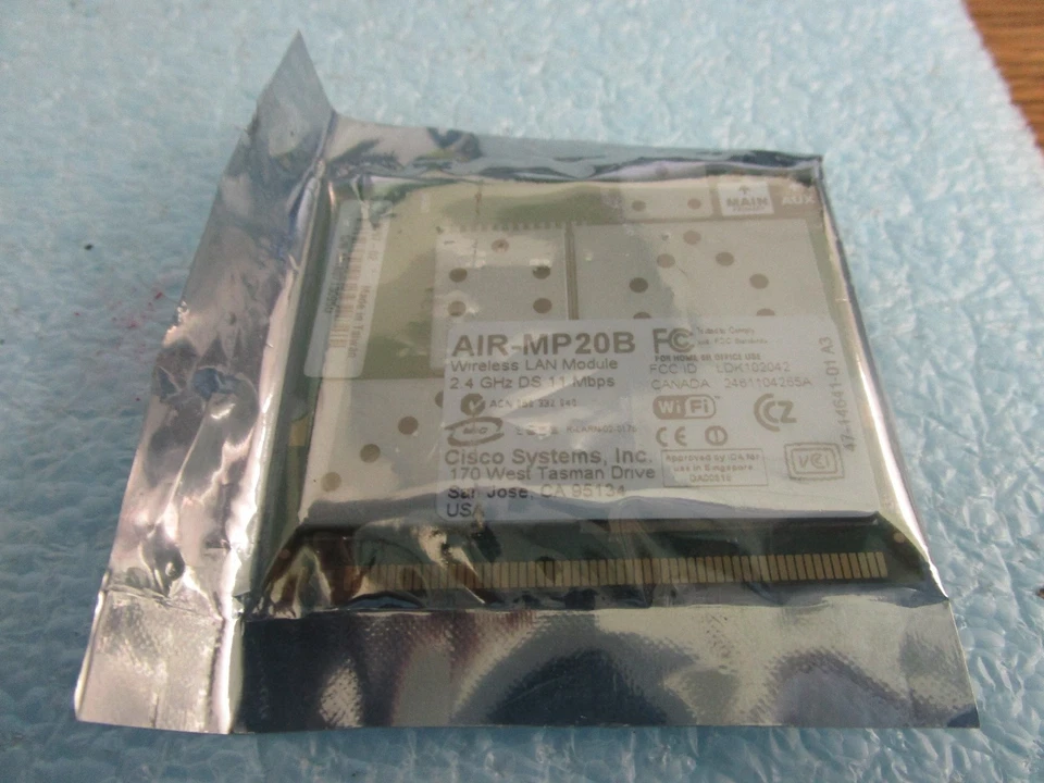 Cisco: AIR-MP20B Wireless Wifi WLAN Mini PCI Network Card. Unused Old Stock  - Image 1 of 1