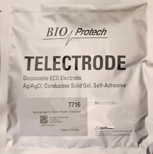 Bio-Protech T716 ECG EKG Monitoring Foam Electrode - 2000 Electrodes 50pc x 40 - Picture 1 of 2