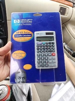 Hewlett Packard HP 6S Solar Scientific Calculator - New SEALED - Image 1 of 2