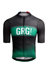 GO RIGO GO! CYCLING JERSEY KM100 NOIR - Picture 1 of 6