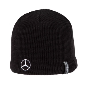 Mercedes-Benz Black Fleeced Beanie - Picture 1 of 4