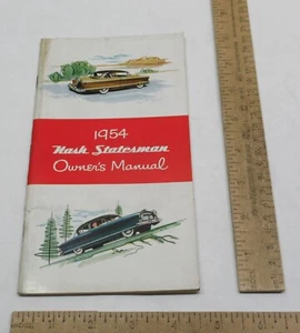 1954 Nash Statesman - Owner's Manual - illustrated BOOK - listing #2844 - Imagen 1 de 8