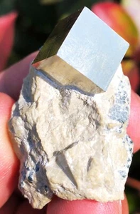 27.1g New Rare Natural Chalcopyrite Iron Pyrite Cubic Feldspar Specimen ie2943 - Picture 1 of 13