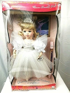 Brass Key Dancing Through The Centuries Porcelain Ballerina Doll With Stand - Picture 1 of 10