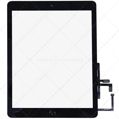 Pantalla Táctil con digitalizador Ipad Air 1 A1474 A1475 Marco Negro Home Bottom