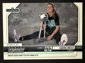 Sabrina Ionescu 2024 Panini Instant WNBA #274 New York Liberty Champ PR #/468 - Picture 1 of 3