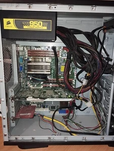 Serwer set: Mainboard Asus Z8NA-D6 + Intel Xeon X5670 + 24GB DDR3 + Corsair 950W - Zdjęcie 1 z 9