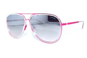 NEW GUESS GU6982 72Z PINK CLEAR AUTHENTIC SUNGLASSES FRAMES WOMEN'S 64MM W/CASE