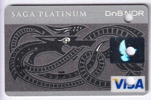 CARTE / CARD BANQUE BANK CREDIT .. ANCIENNE OLD PERIMEE NORVEGE TEST MAGNETIQUE - Imagen 1 de 2