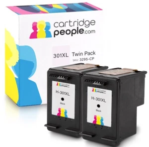 301XL Black Ink Printer Cartridge Twin Pack - EXTRA HIGH CAPACITY - Picture 1 of 3
