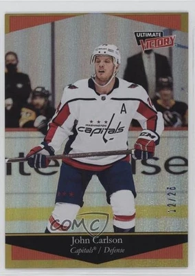 2020-21 Upper Deck Extended Series Ultimate Victory Gold /25 John Carlson #UV-13 - Image 1 of 2