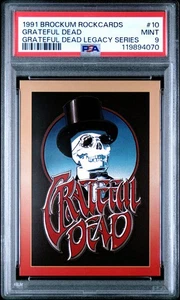 1991 BROCKUM ROCKCARDS GRATEFUL DEAD LEGACY SERIES 10 GRATEFUL DEAD PSA 9 - Picture 1 of 2