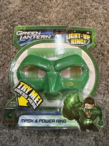 Green Lantern Hal Jordan Maske & Power Ring Lites Up 2011 Requisite Kostüm - Bild 1 von 6