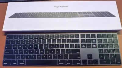 Apple Magic Keyboard w/ Numeric Keypad (Space Gray) MRMH2LL/A – Original Box - Image 1 of 4