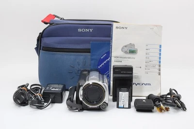 [Ex+2] Sony HDR-XR500 HD Camcorder Video Camera Silver 12GB Nightshot - Image 1 of 4