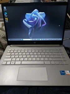 HP 14S-DQ2512NA Laptop 14-inch, Intel Core I5 11th Gen., 256GB, 8GB RAM - Picture 1 of 8