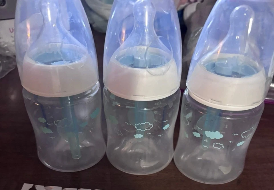 3 Nuk Smooth Flow Anti colic 5oz Bottles - Image 1 of 1