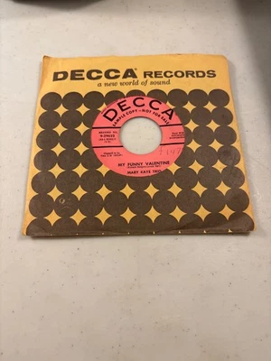 MARY KAYE TRIO MY FUNNY VALENTINE / MAD ABOUT THE BOY 7" VINYL PROMO 45 RPM VG+ - Image 1 of 3
