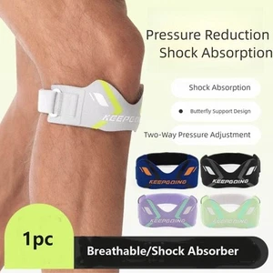 Breathable Knee Pads Patella Strap Non-Slip Design Knee Patella Support Runner - Picture 1 of 18
