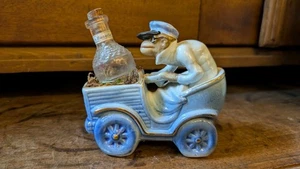 Juguete Jux porcelana vintage con monos pintado Rededa bolsillo de vidrio publicidad - Imagen 1 de 3