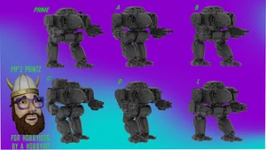 Modelo mecánico alternativo guepardo de hierro para Battletech 6 mm-10 mm-15 mm - Imagen 1 de 1