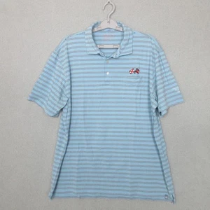 Peter Millar Polo Shirt Mens XL Striped Alabama Georgia Golf ALA GA Cup 2019 - Picture 1 of 8