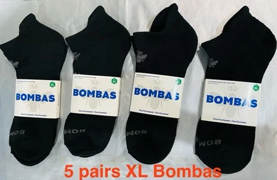 5 Pares - Calcetines BOMBAS Talla X-Grande Corte Bajo - Hombre/Mujer Foto 1 de 4