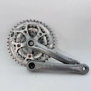 Vintage Sugino Impel Kurbelgarnitur 94 58 BCD 175 Compact 90er MTB Triple CSS III A83 - Bild 1 von 23