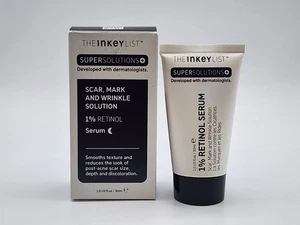 The Inkey List 1% Retinol Face Serum 1oz 30ml Sealed Scar Mark Wrinkle Solution - Picture 1 of 3