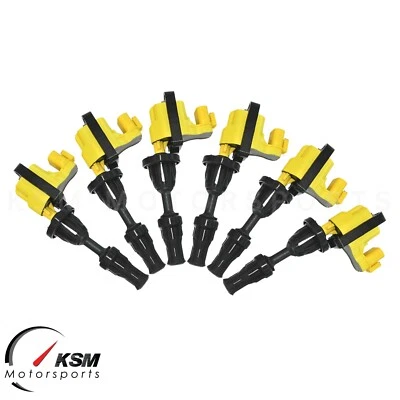 6x Ignition Coil Pack for Nissan 90-96 300ZX Fairlady Z J30 3.0L VG30DE VG30DETT - Image 1 of 4